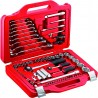 ASSORTIMENTO IN CASSETTA MODULARE CON BUSSOLE ESAGONALI E CHIAVI COMBIANTE USAG 601 1/4-1/2 J82