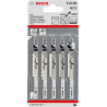 LAME PER SEGHETTO ALTERNATIVO BOSCH T 101 B PZ. 5